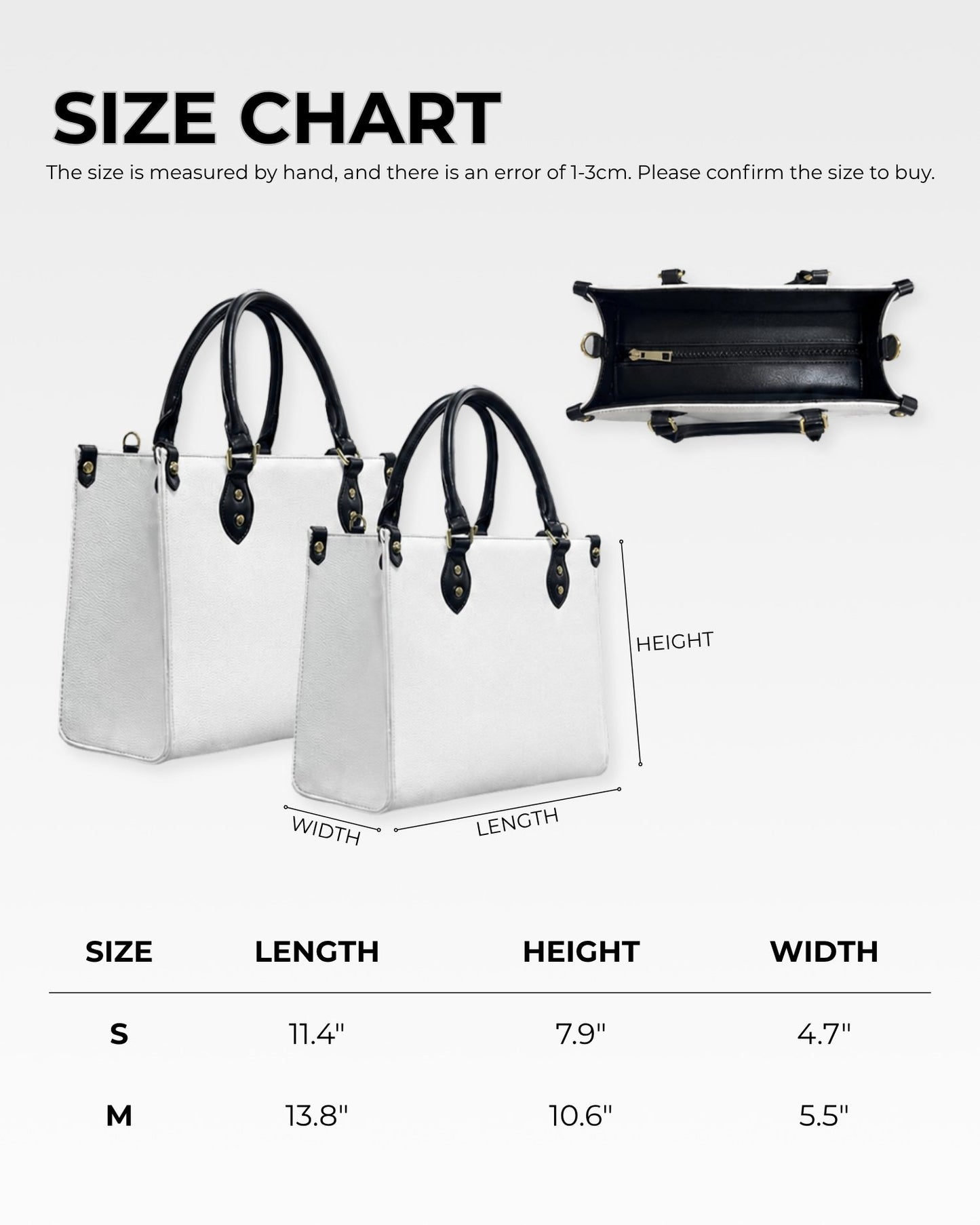 In Christ I Am Enough Leather Handbag