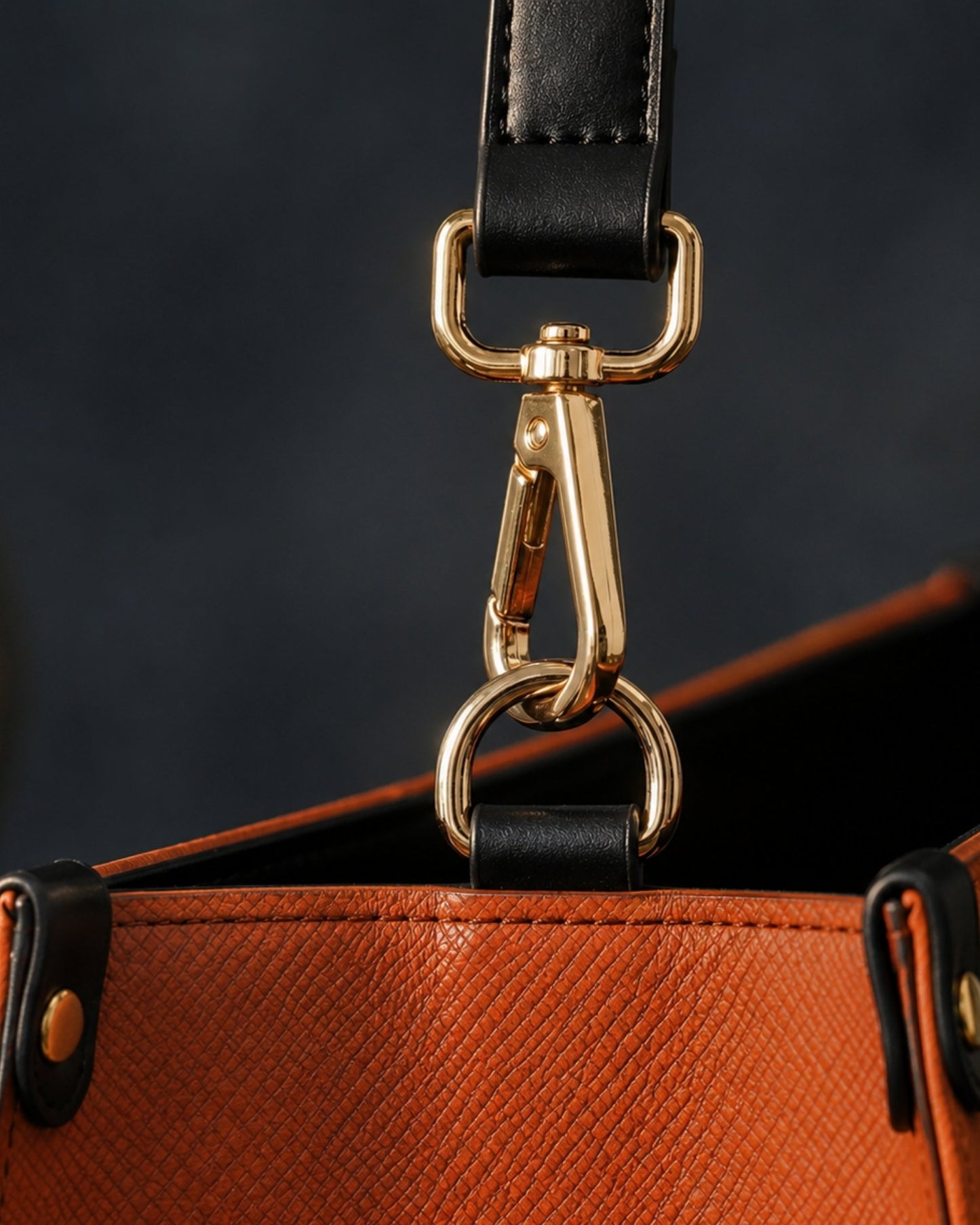 In Christ I Am Enough Leather Handbag