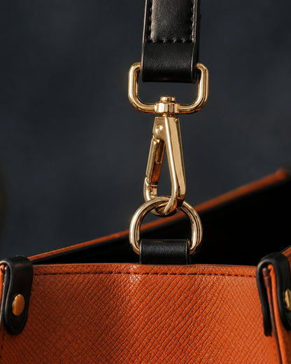 In Christ I Am Enough Leather Handbag