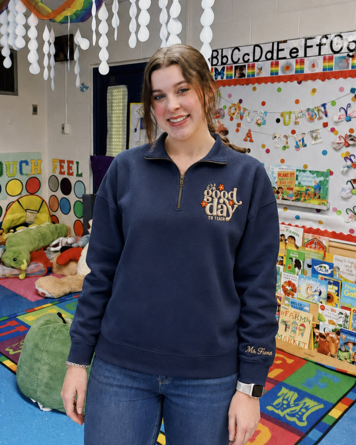 It's A Good Day To Teach Quarter Zip Sweatshirt