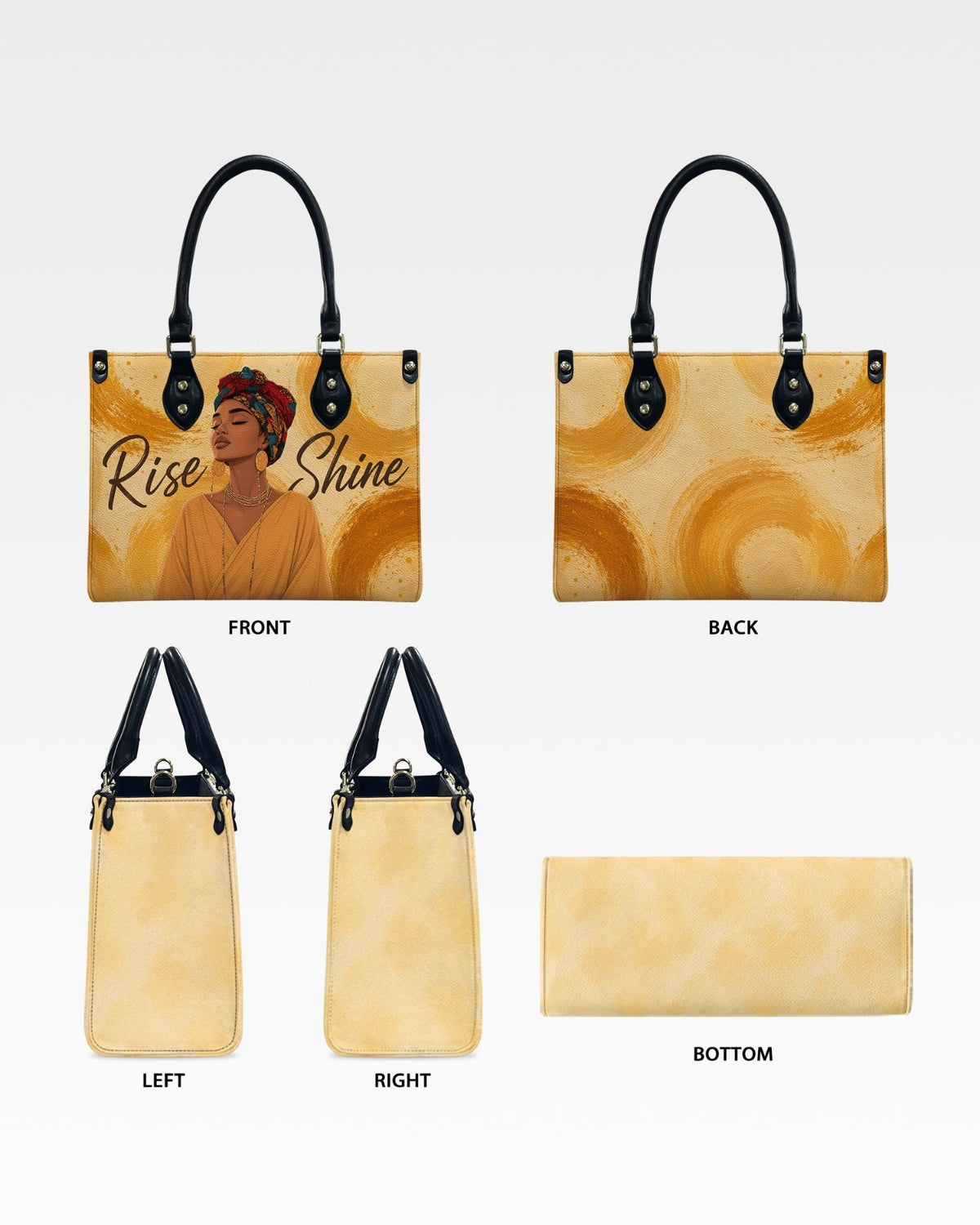 Rise and Shine Leather Handbag