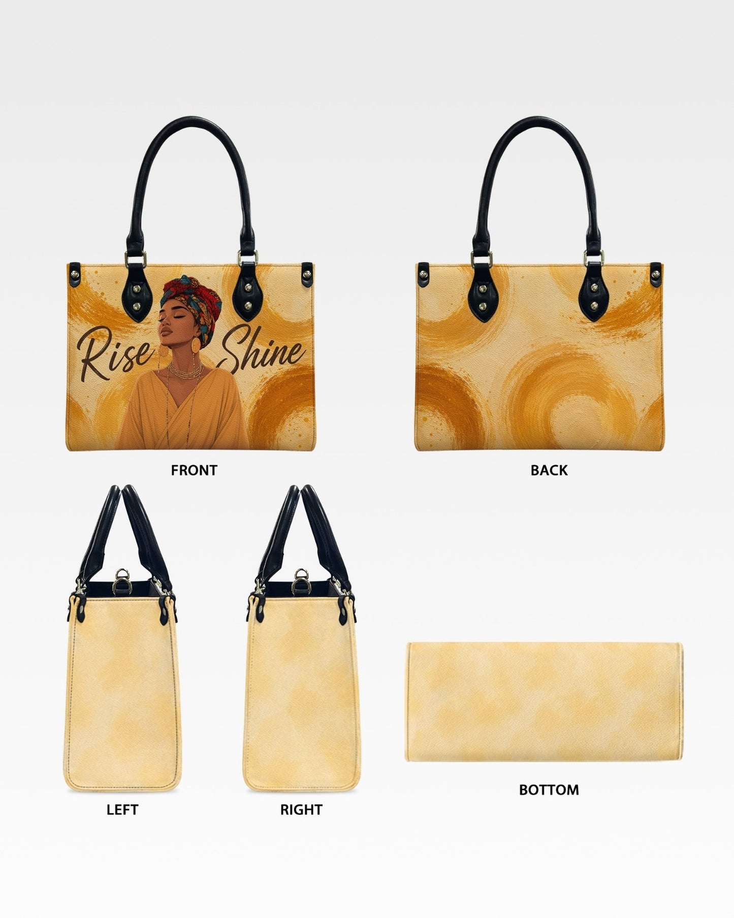 Rise and Shine Leather Handbag