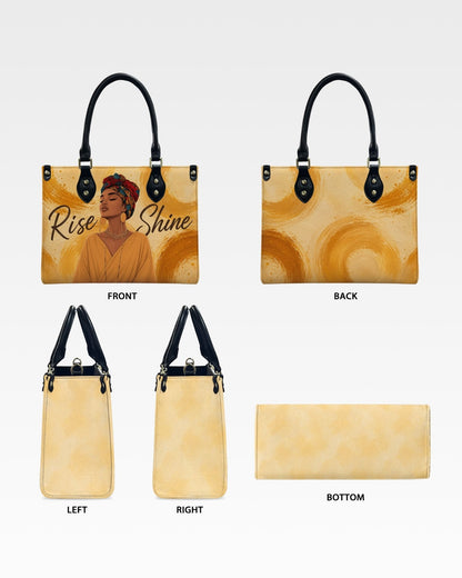 Rise and Shine Leather Handbag