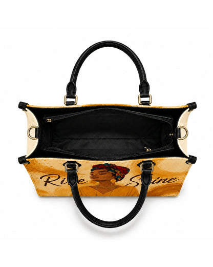 Rise and Shine Leather Handbag