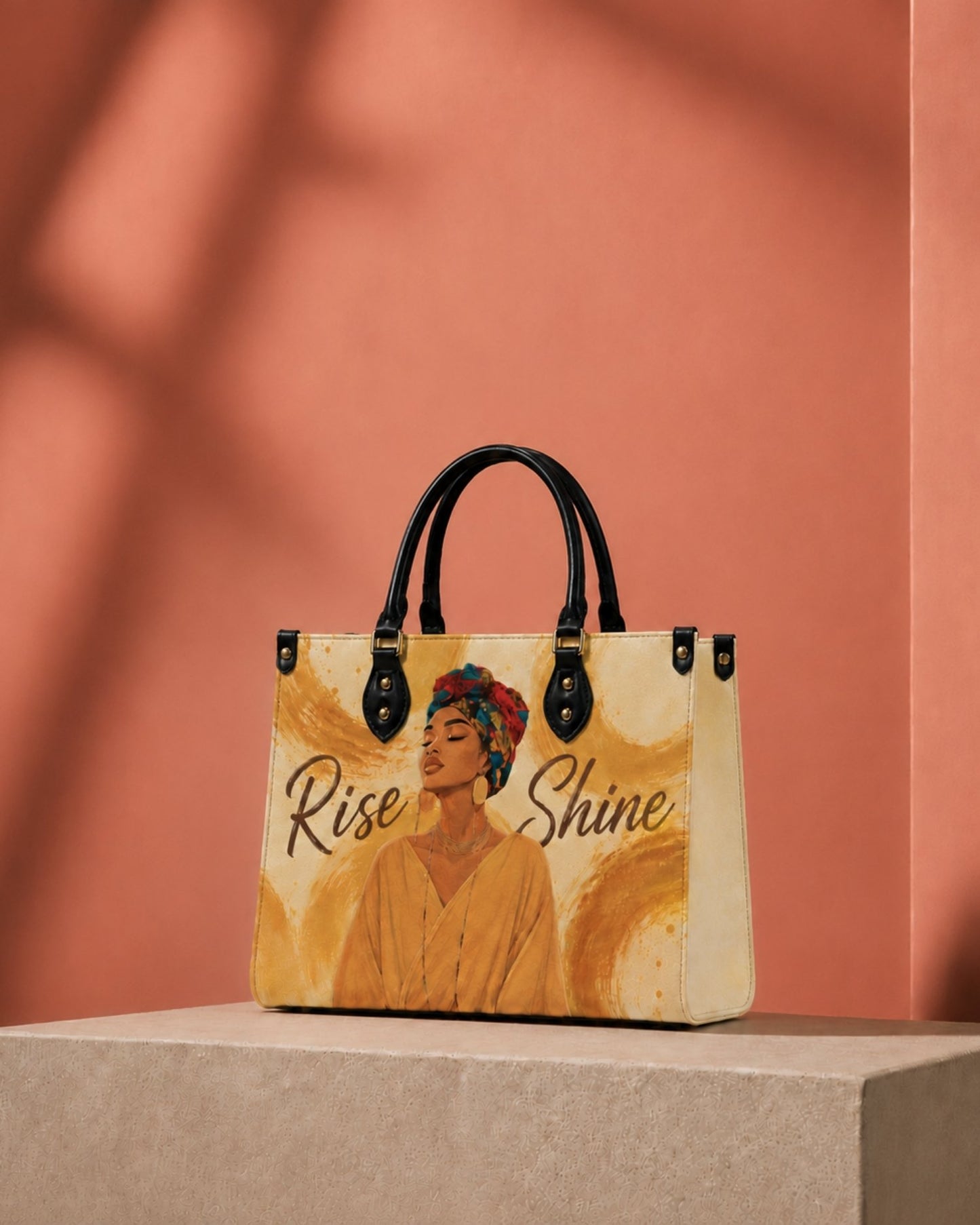 Rise and Shine Leather Handbag