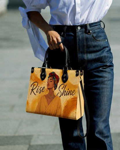 Rise and Shine Leather Handbag
