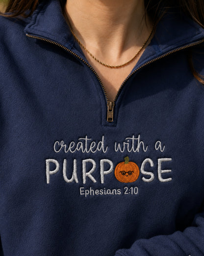 Created With a Purpose Embroidered Sweatshirt