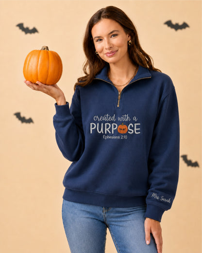 Created With a Purpose Embroidered Sweatshirt