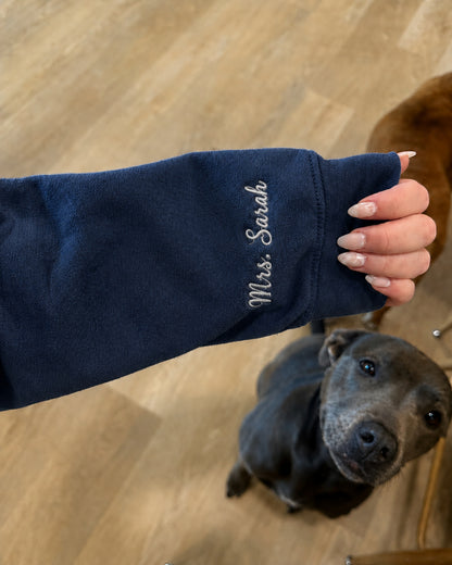 Created With a Purpose Embroidered Sweatshirt