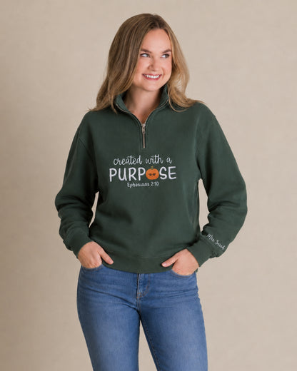 Created With a Purpose Embroidered Sweatshirt