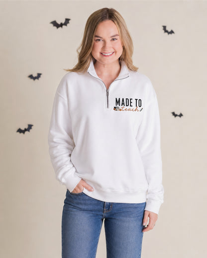 Made to Teach Embroidered Sweatshirt