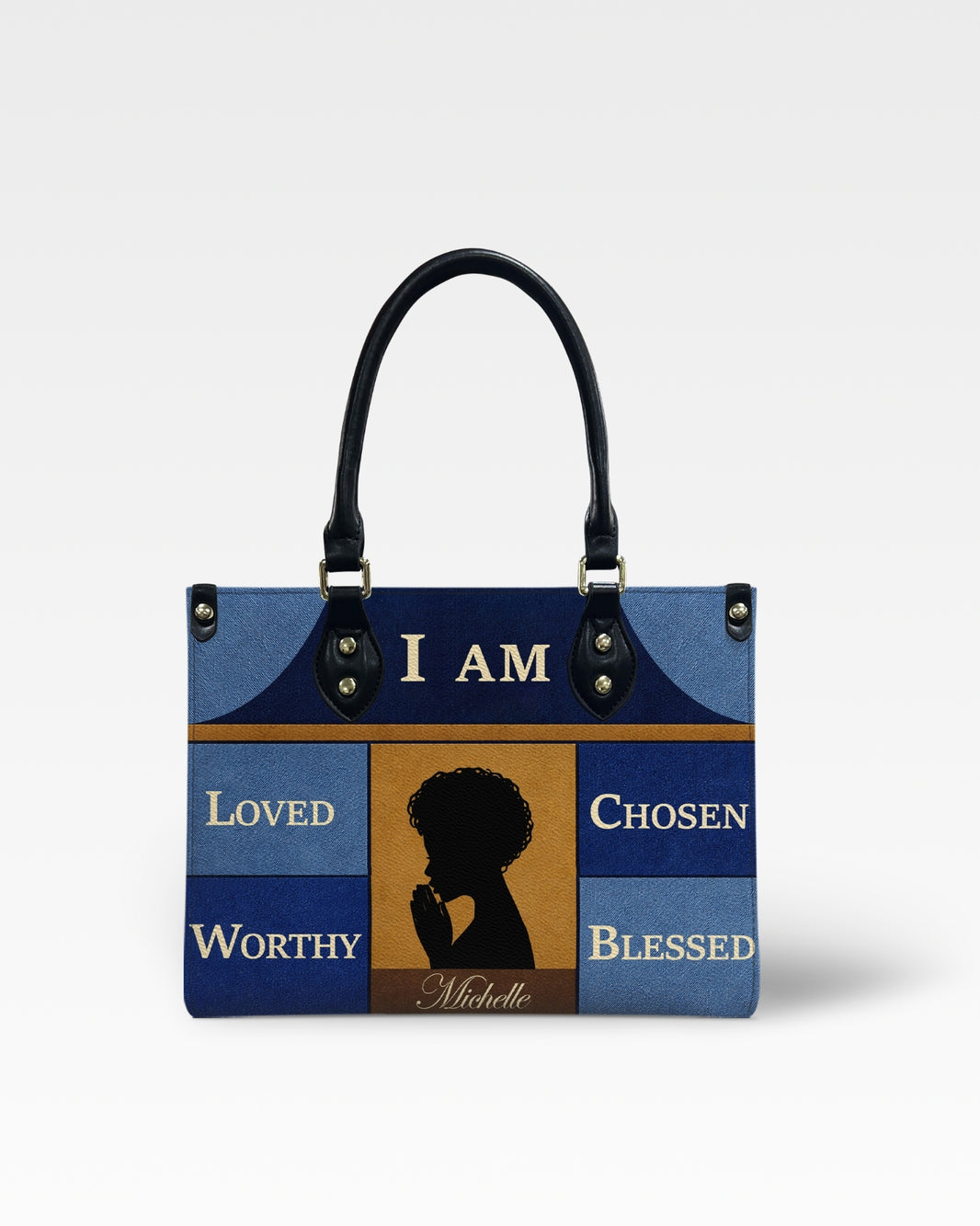 Personalized Christian Leather Handbag