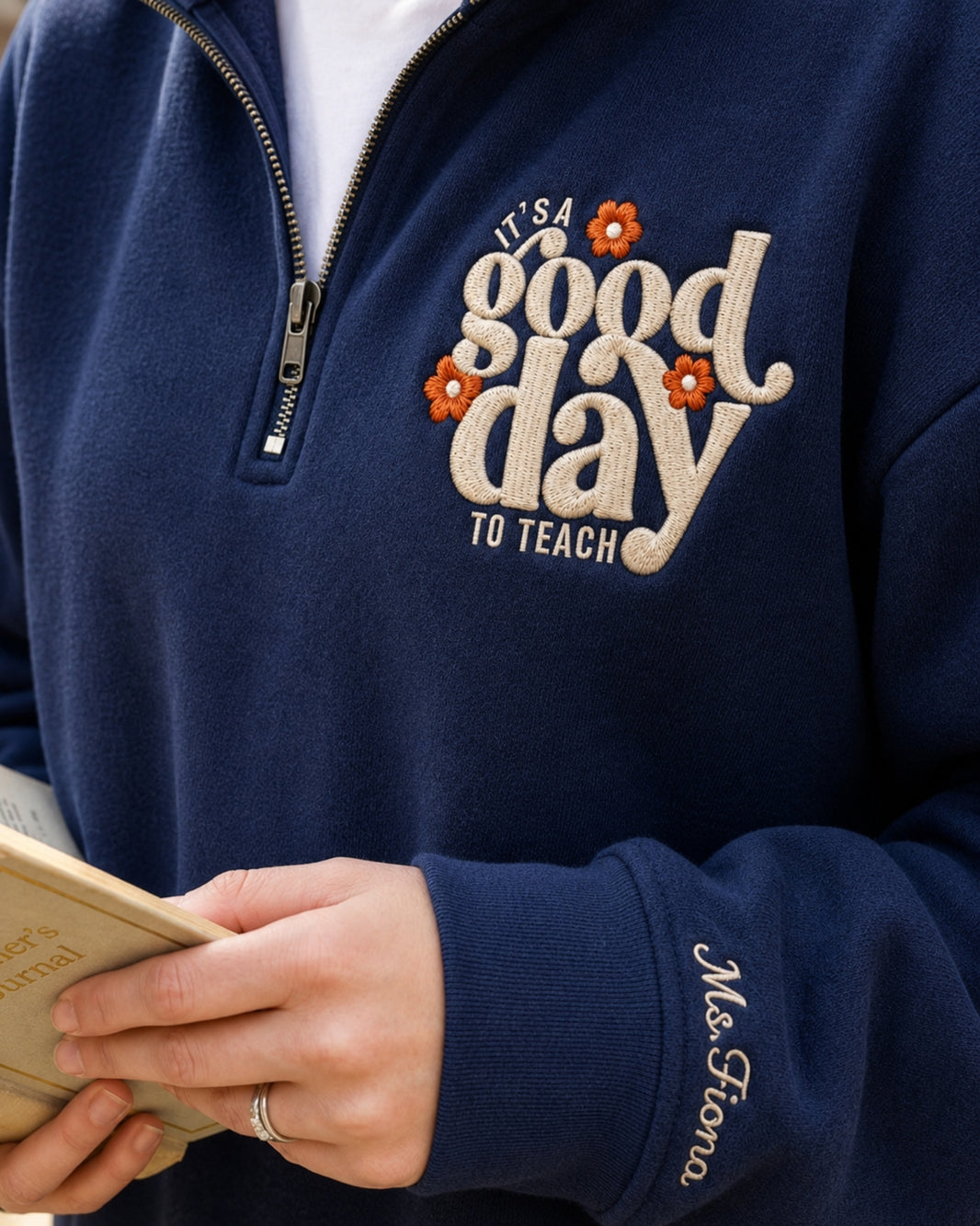 It's A Good Day To Teach Quarter Zip Sweatshirt