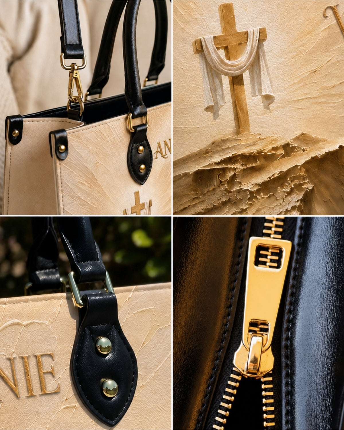 Walking By Faith Christian Leather Handbag