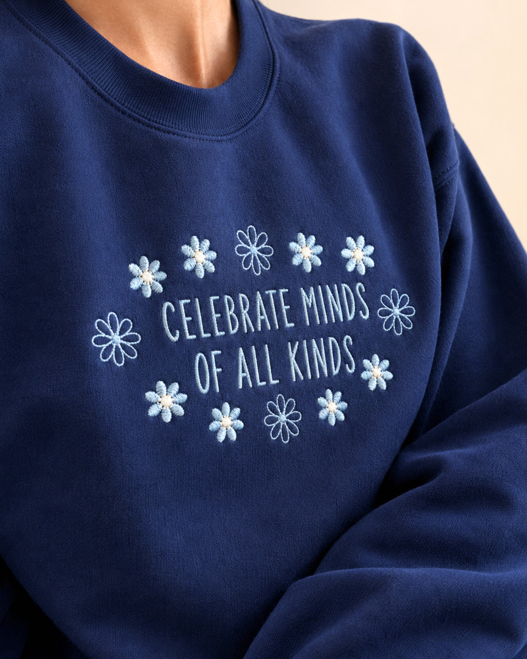 Celebrate Minds of All Kinds Embroidered Sweatshirt