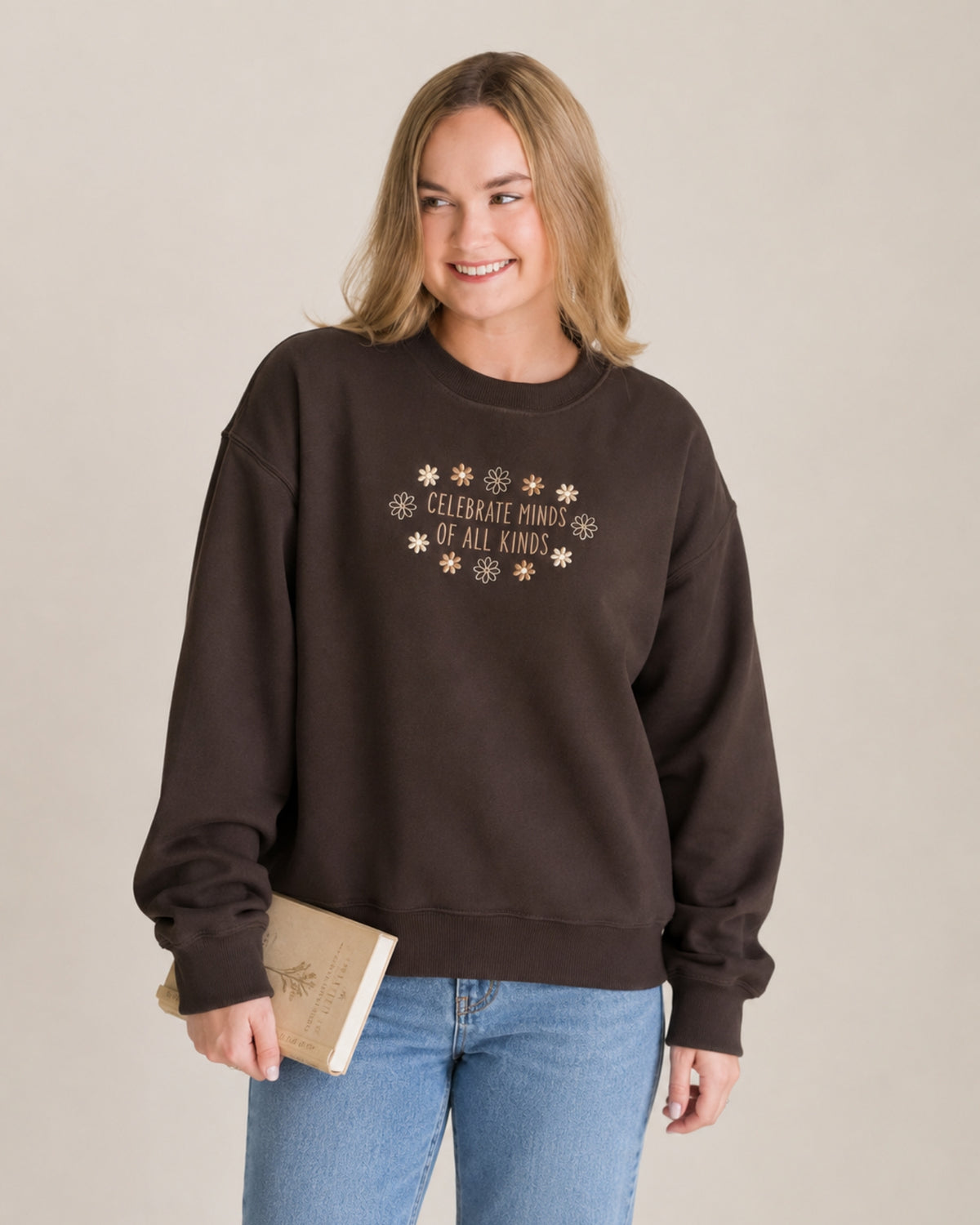 Celebrate Minds of All Kinds Embroidered Sweatshirt
