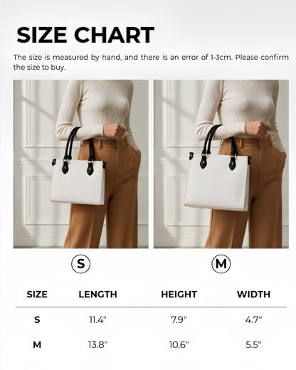 Be Still and Know Leather Handbag