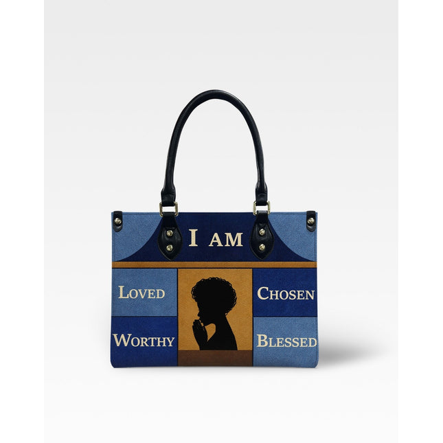 Personalized Christian Leather Handbag