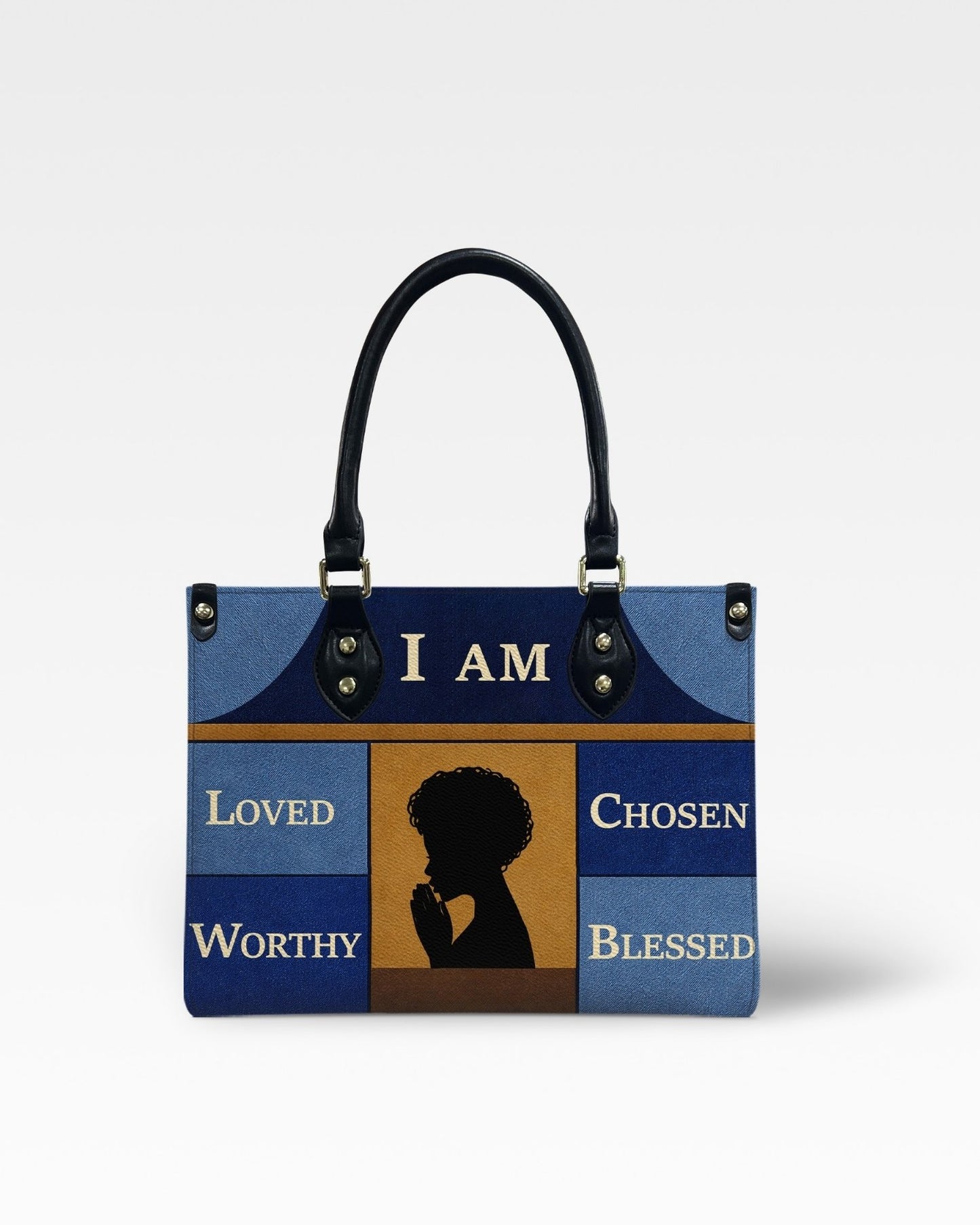 Personalized Christian Leather Handbag