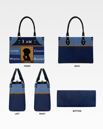 Personalized Christian Leather Handbag