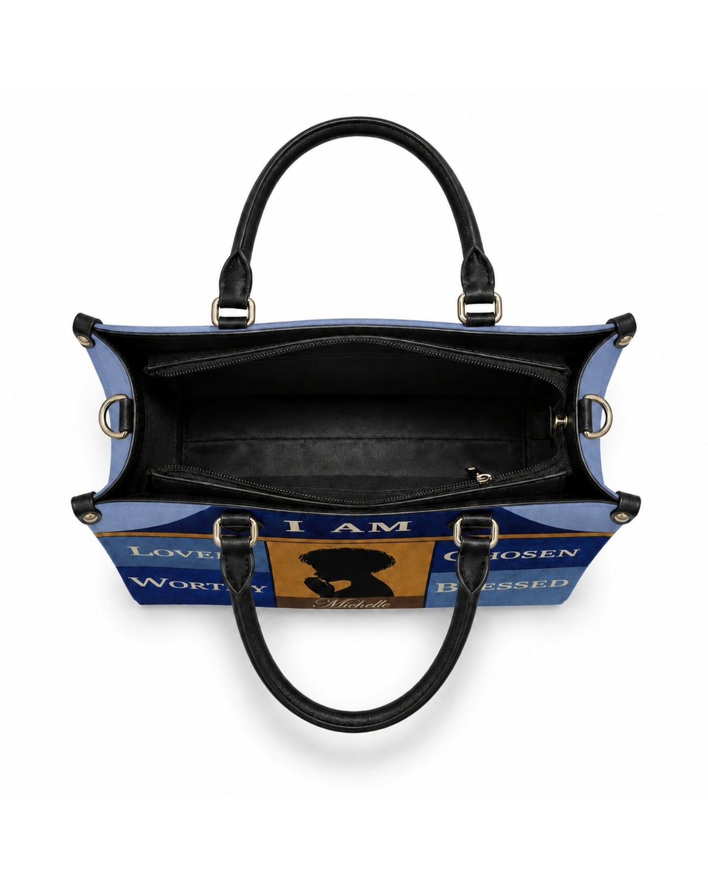 Personalized Christian Leather Handbag
