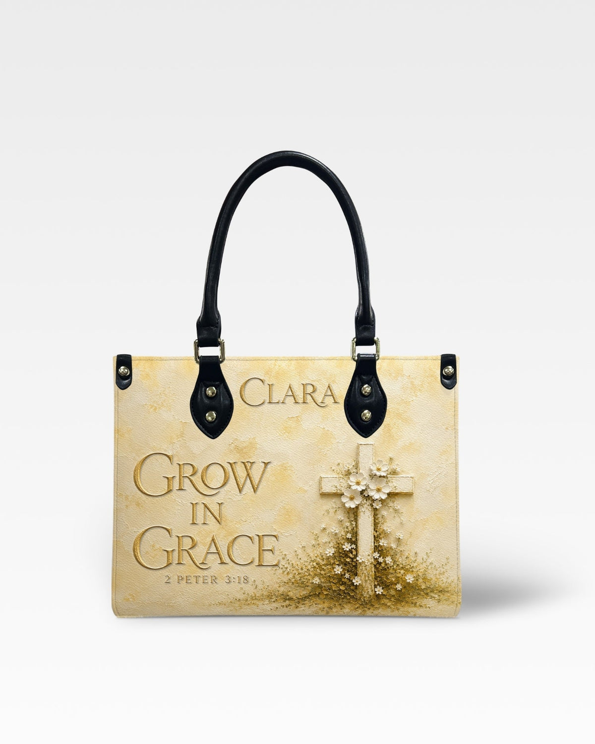 Grow In Grace Christian Leather Handbag