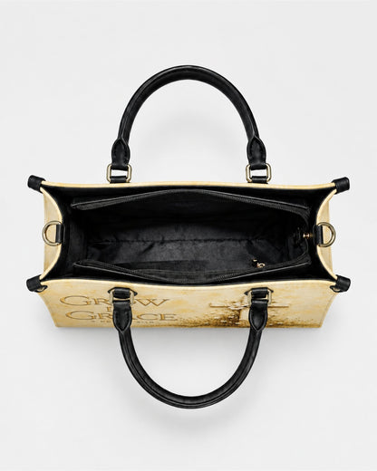 Grow In Grace Christian Leather Handbag