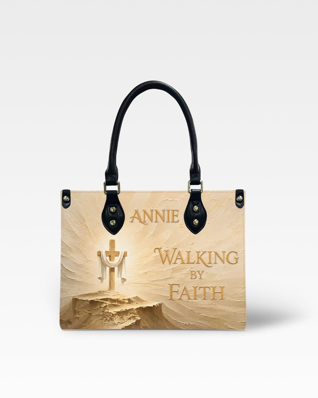 Walking By Faith Christian Leather Handbag