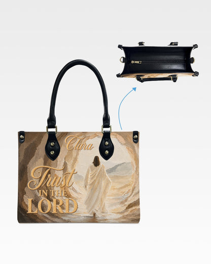 Trust in the Lord Leather Handbag