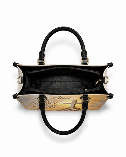 All Glory to God Christian Leather Handbag
