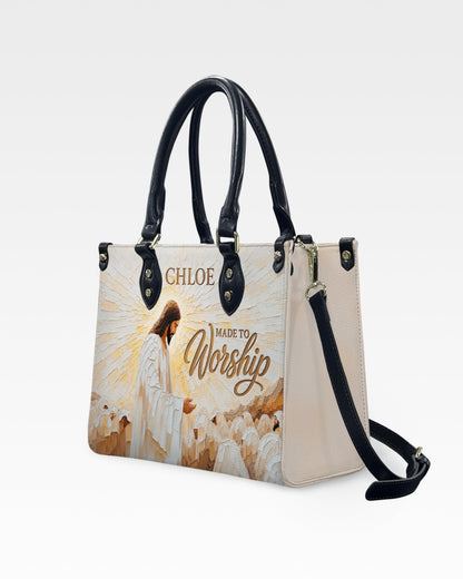 Made to Worship Christian Leather Handbag