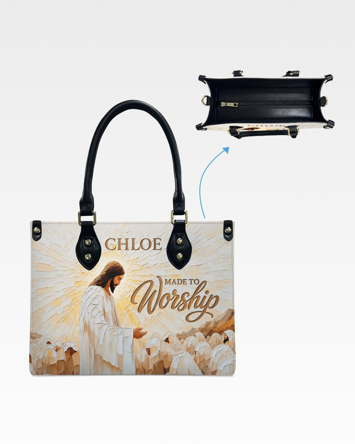 Made to Worship Christian Leather Handbag