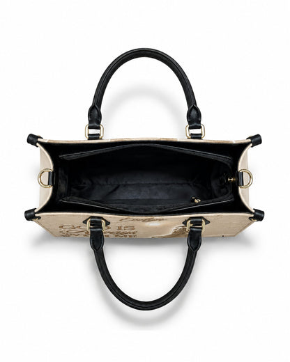 God Is Always With Me Christian Leather Handbag