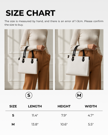 Helping Tiny Humans Do Big Things Leather Handbag