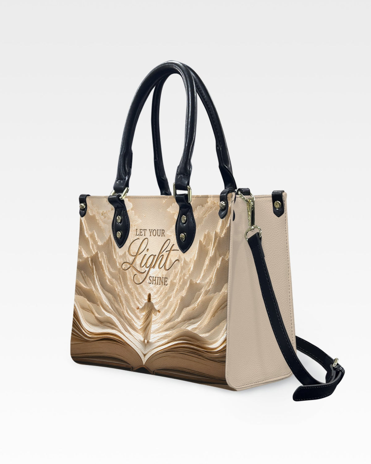 Let Your Light Shine Christian Leather Handbag