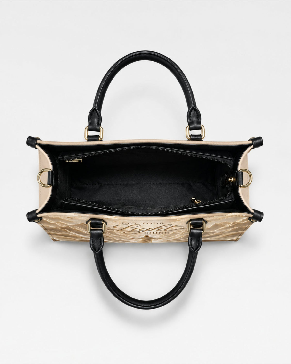 Let Your Light Shine Christian Leather Handbag