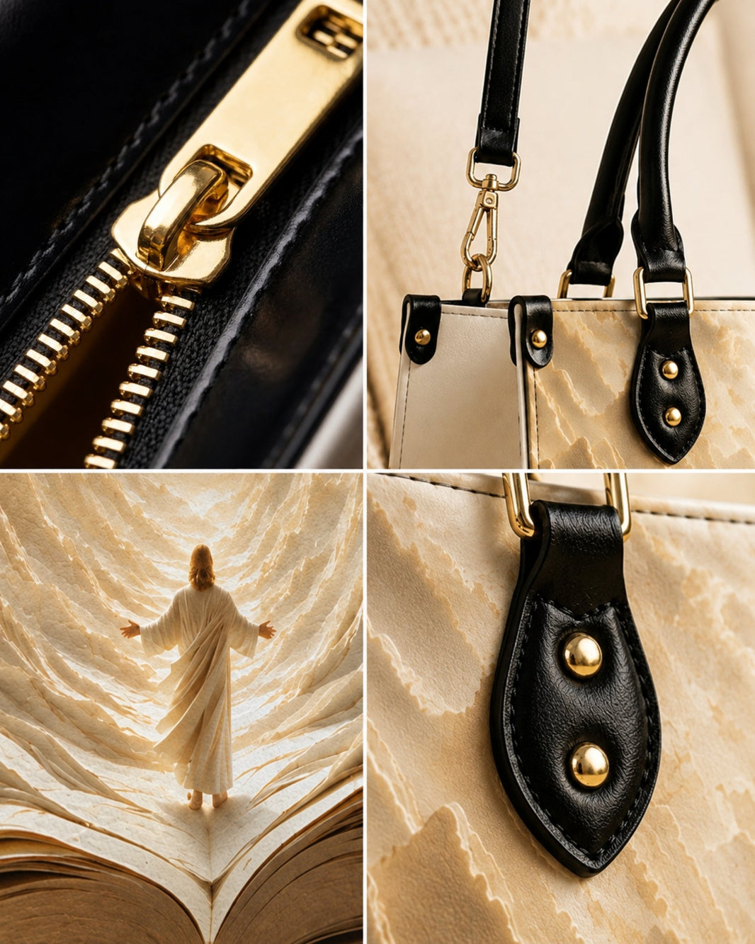 Let Your Light Shine Christian Leather Handbag