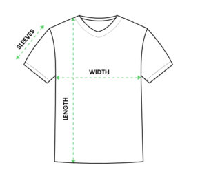 T-Shirt Size Chart