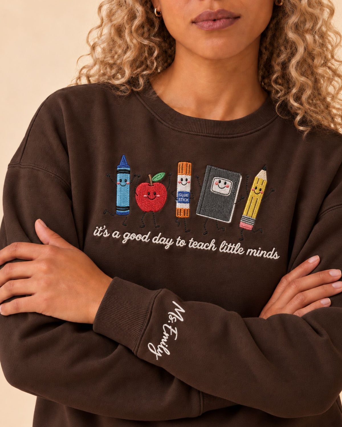 It's A Good Day To Teach Little Minds Sweatshirt — mockup 3