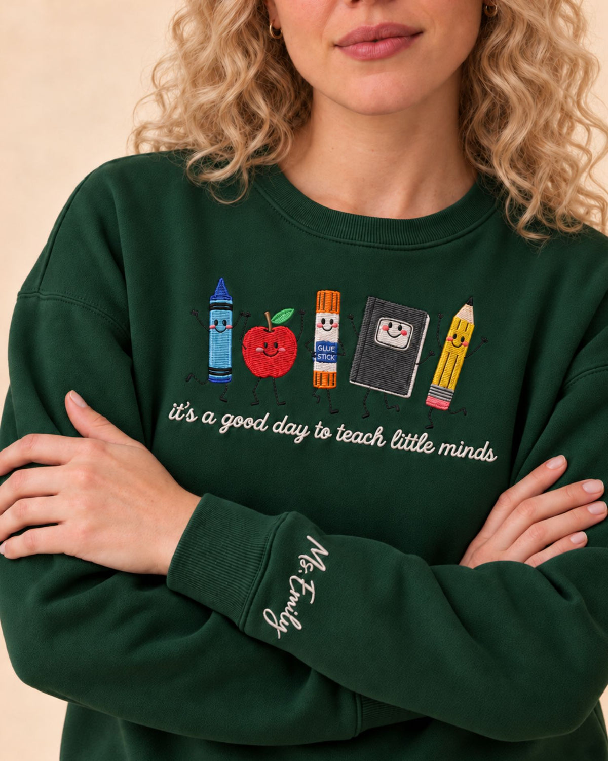 It's A Good Day To Teach Little Minds Sweatshirt — mockup 5