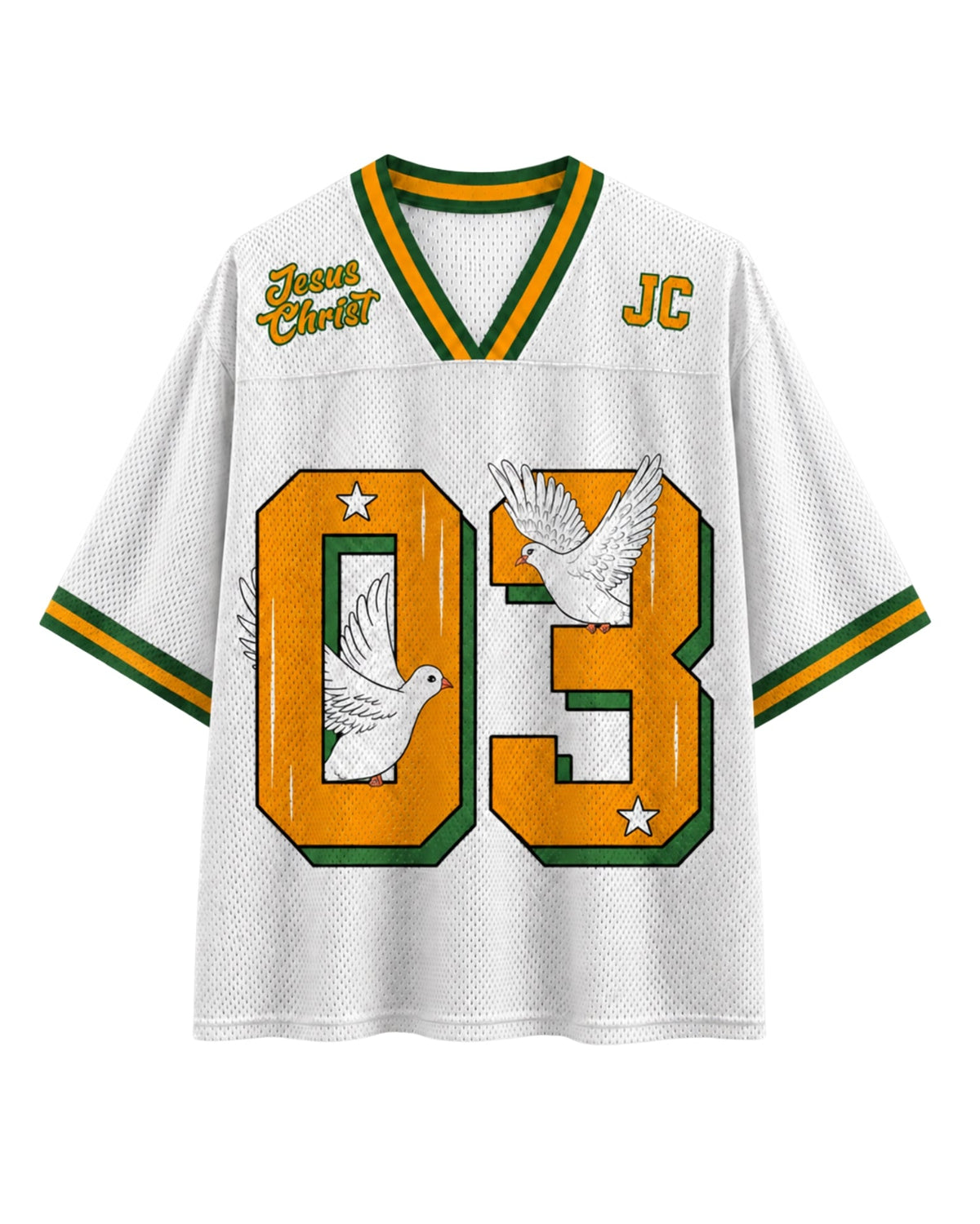 Child Of God White Dove Mesh Jersey mockup 6