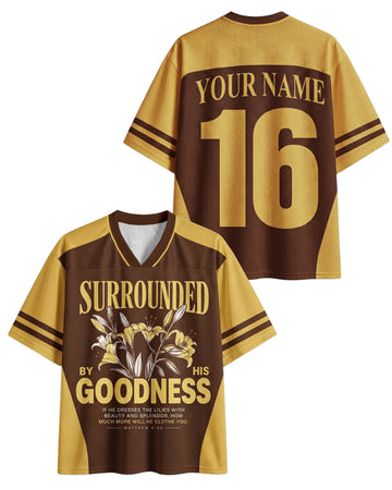 Surrounded By His Goodness Mesh Jersey