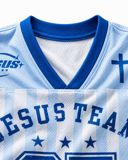 Jesus Team I Will Love Him Forever Mesh Jersey mockup 4