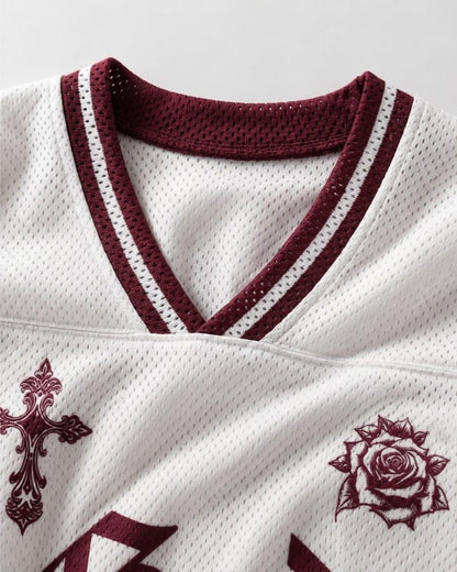 God Is Good Mesh Jersey mockup 4