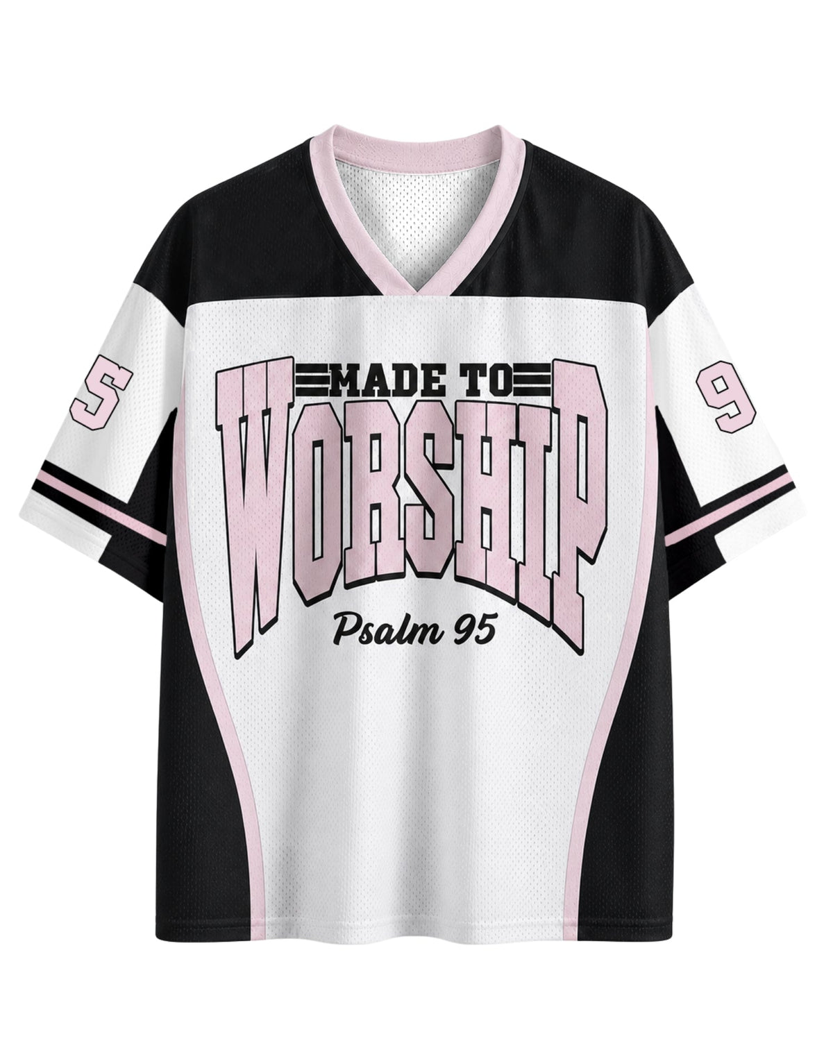 Made To Worship Psalm 95 Mesh Jersey mockup 6